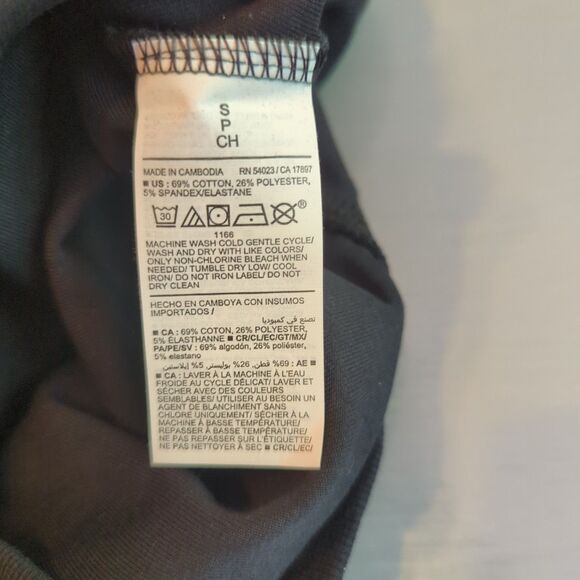 Old Navy Active Dynamic Fleece Hoodie Sweatshirt Womens Small Black Cropped - Picture 8 of 8